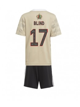 Ajax Daley Blind #17 Ausweichtrikot für Kinder 2022-23 Kurzarm (+ Kurze Hosen)